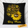 Personalized Dog Owner Mom Sunflower Pillow JR245 24O23 1