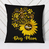 Personalized Dog Owner Mom Sunflower Pillow JR245 24O23 1