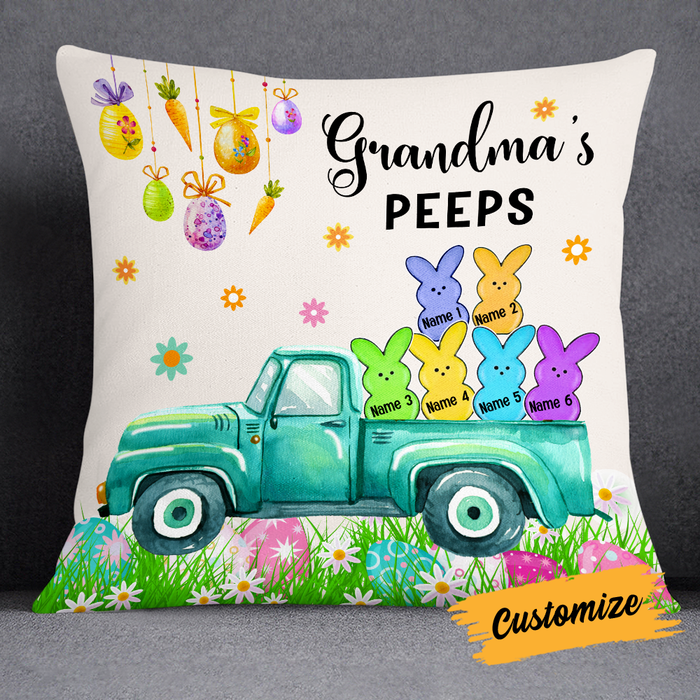 Personalized Easter Grandma Peeps Pillow JR248 24O24 1