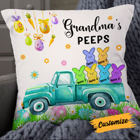 Personalized Easter Grandma Peeps Pillow JR248 24O24 thumb 1