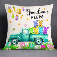 Personalized Easter Grandma Peeps Pillow JR248 24O24 thumb 1