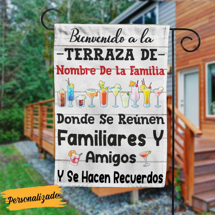 Personalized Deck Gardening Outdoor Spanish Flag JR203 26O57 1