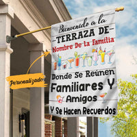 Personalized Deck Gardening Outdoor Spanish Flag JR203 26O57 thumb 1