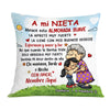 Personalized Granddaughter Nieta Spanish Pillow JR203 30O36 1