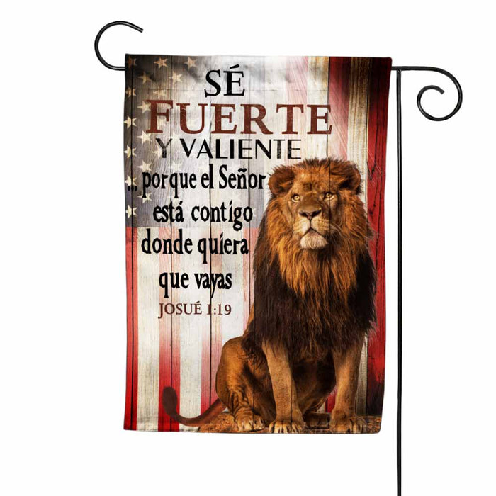 Jesus With You Wherever You Go Lion Spanish Flag JR205 26O58 1