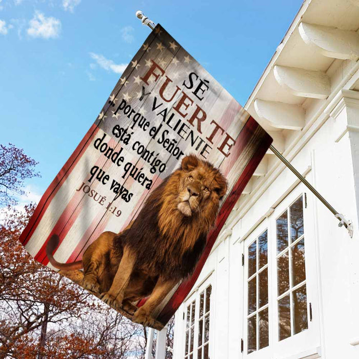 Jesus With You Wherever You Go Lion Spanish Flag JR205 26O58 1