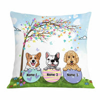Personalized Easter Dog Mom Pillow JR202 85O58 thumb 1