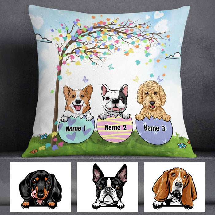 Personalized Easter Dog Mom Pillow JR202 85O58 1