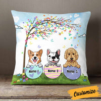Personalized Easter Dog Mom Pillow JR202 85O58 thumb 1