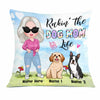 Personalized Easter Dog Mom Life Pillow JR216 24O23 1