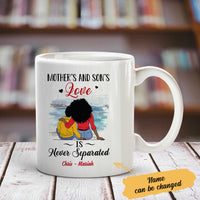 Personalized BWA Mom And Son Love Mug AG91 30O65 thumb 1