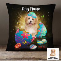 Personalized Easter Dog Cat Photo Pillow JR2410 24O23 thumb 1