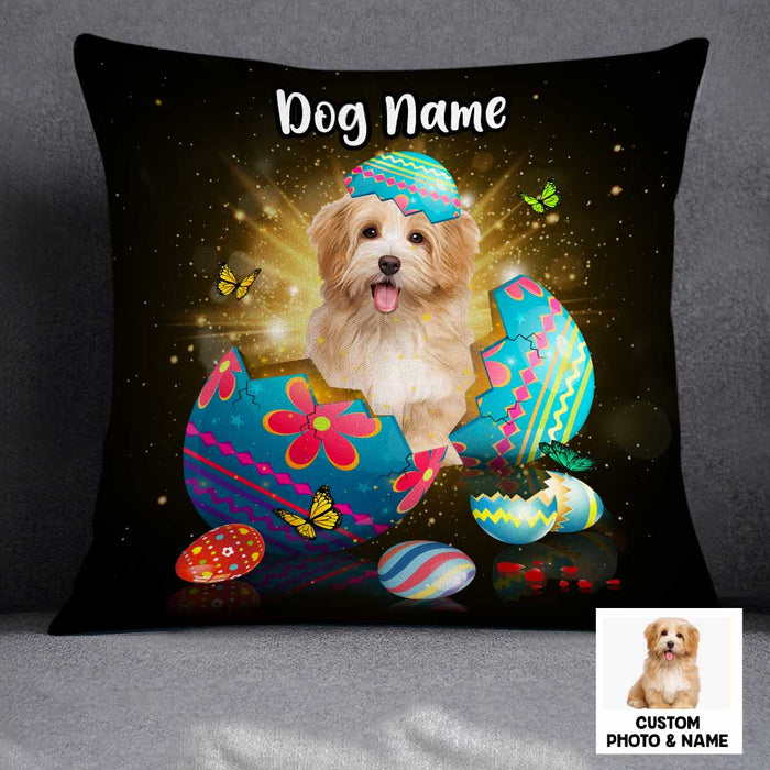 Personalized Easter Dog Cat Photo Pillow JR2410 24O23 1