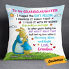 Personalized Bunny Easter Granddaughter Hug This Pillow JR252 24O24 1