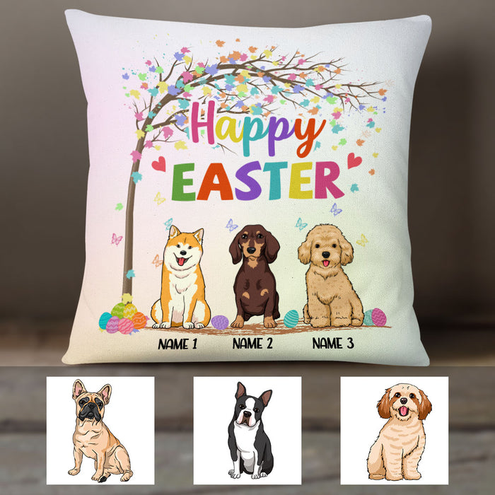 Personalized Easter Dog Mom Pillow JR208 30O36 1