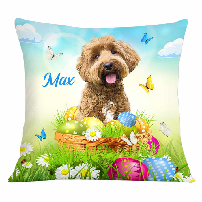 Personalized Easter Dog Cat Photo Pillow JR201 85O34 1