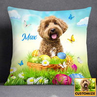 Personalized Easter Dog Cat Photo Pillow JR201 85O34 thumb 1