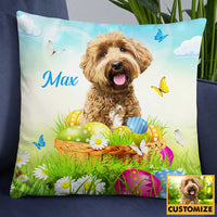 Personalized Easter Dog Cat Photo Pillow JR201 85O34 thumb 1