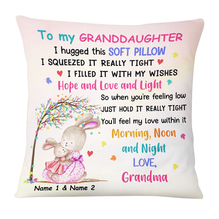 Personalized Easter Granddaughter Pillow JR204 30O53 1