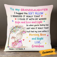 Personalized Easter Granddaughter Pillow JR204 30O53 thumb 1