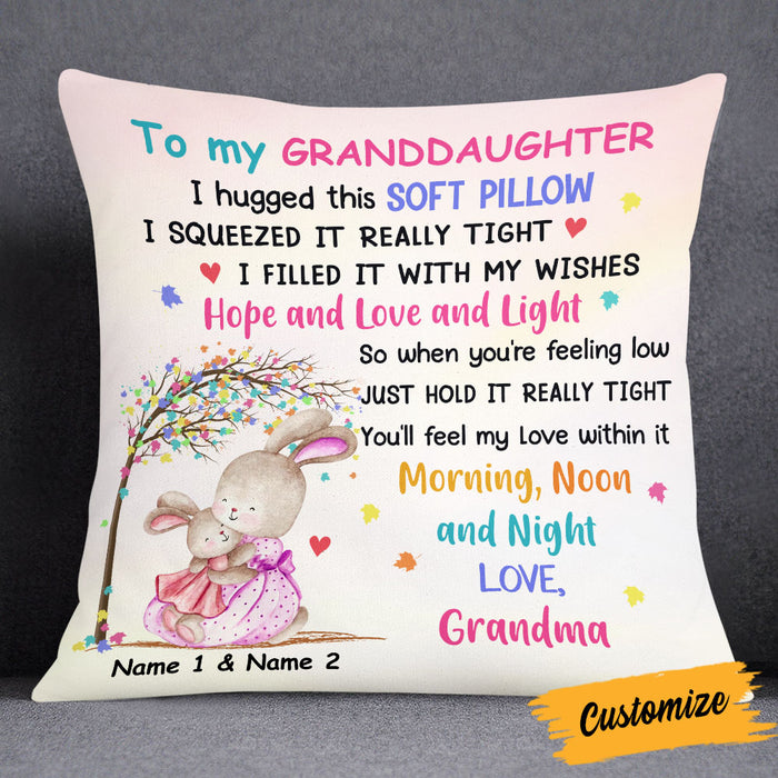 Personalized Easter Granddaughter Pillow JR204 30O53 1