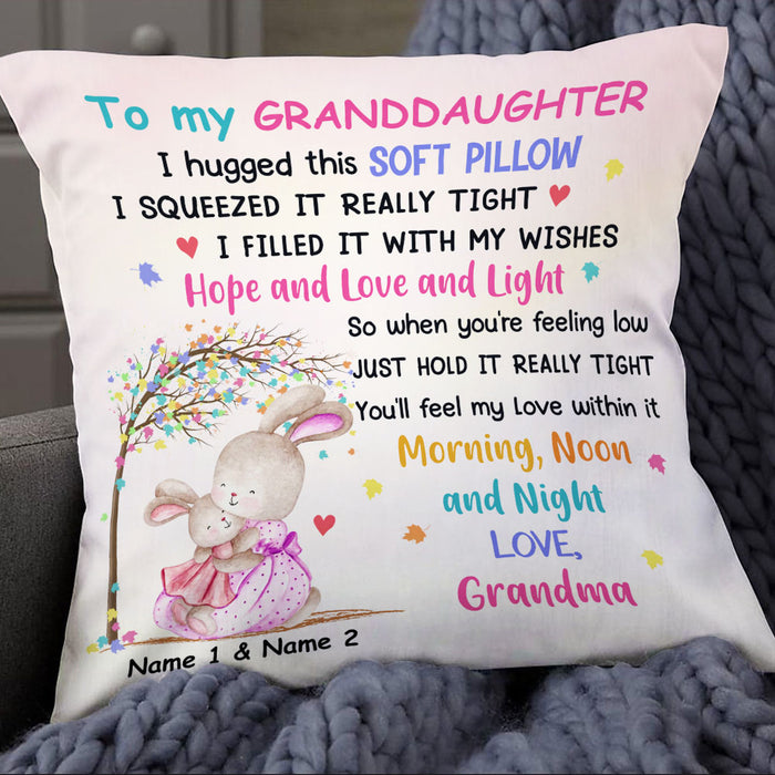 Personalized Easter Granddaughter Pillow JR204 30O53 1