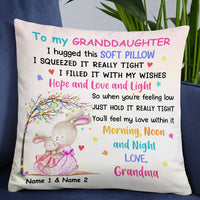 Personalized Easter Granddaughter Pillow JR204 30O53 thumb 1