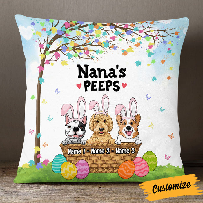Personalized Easter Dog Mom Pillow JR2011 26O53 1