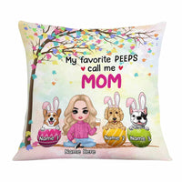 Personalized Easter Dog Mom Pillow JR208 26O58 thumb 1