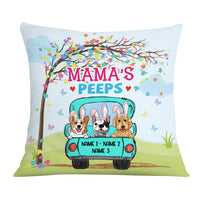 Personalized Easter Dog Mom Pillow JR207 30O36 thumb 1