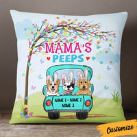 Personalized Easter Dog Mom Pillow JR207 30O36 thumb 1