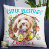 Personalized Easter Dog Mom Pillow JR209 30O57 1