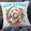 Personalized Easter Dog Mom Pillow JR209 30O57 1