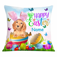 Personalized Easter Dog Photo Pillow JR209 26O34 thumb 1