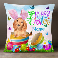 Personalized Easter Dog Photo Pillow JR209 26O34 thumb 1