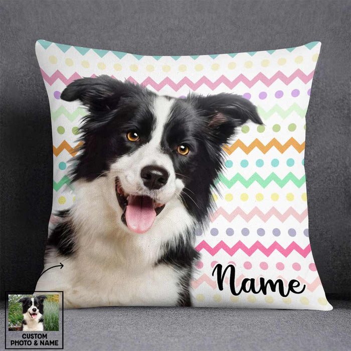 Personalized Easter Dog Cat Photo Pillow JR203 95O57 1