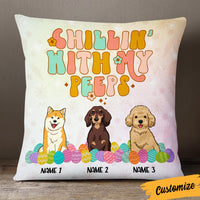 Personalized Easter Dog Mom Pillow JR203 95O36 thumb 1
