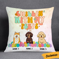 Personalized Easter Dog Mom Pillow JR203 95O36 thumb 1