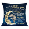 Personalized Hug This Grandson Dinosaur Spanish Pillow JR201 26O34 1