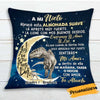 Personalized Hug This Grandson Dinosaur Spanish Pillow JR201 26O34 1