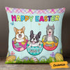 Personalized Happy Easter Dog Mom Pillow JR202 95O57 1