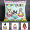 Personalized Happy Easter Dog Mom Pillow JR202 95O57 1