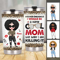 Personalized Cool Aunt Mom Grandma Steel Tumbler JR201 81O47 thumb 1