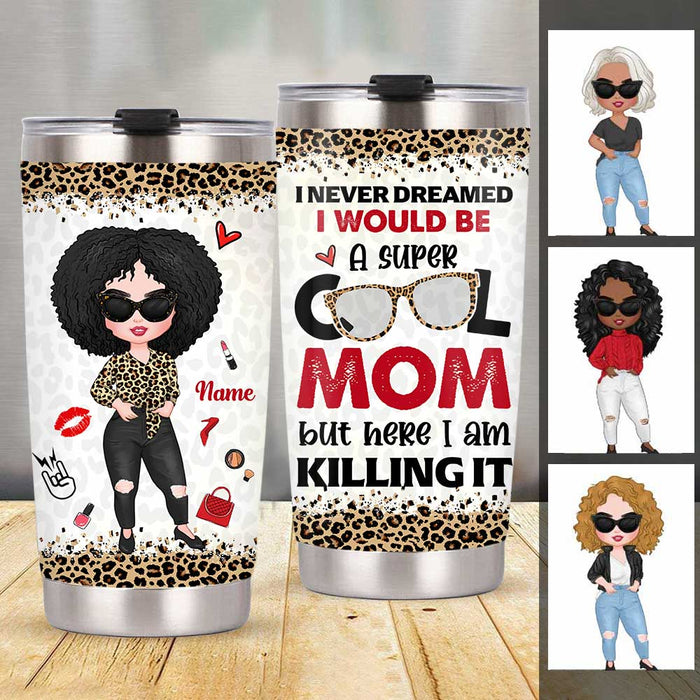 Personalized Cool Aunt Mom Grandma Steel Tumbler JR201 81O47 1