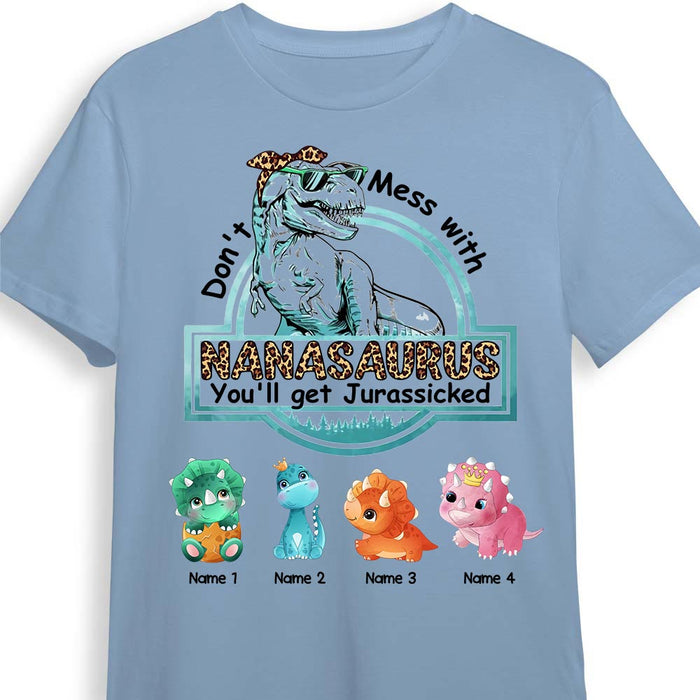 Personalized Grandma Dinosaur T Shirt - Hoodie - Sweatshirt JR202 81O58 17427 1