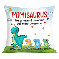 Personalized Grandma Mimi Dinosaur Pillow JR203 81O34 thumb 1
