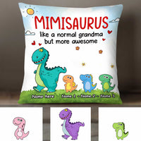Personalized Grandma Mimi Dinosaur Pillow JR203 81O34 thumb 1