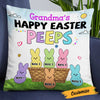 Personalized Easter Grandma Happy Peeps Pillow JR205 23O23 1