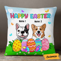 Personalized Easter Dog Mom Pillow FB108 23O57 thumb 1