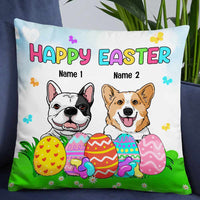 Personalized Easter Dog Mom Pillow FB108 23O57 thumb 1